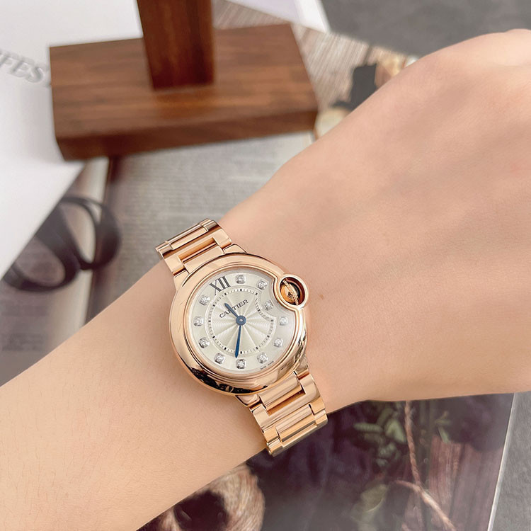 Cartier Cartier Ladies Watch 18K Rose Gold WE902025
