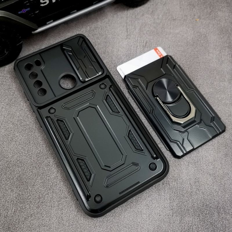 Xiaomi Redmi Note 8 - CardX Flip Lens Card Ring Armor Case กันกระแทก
