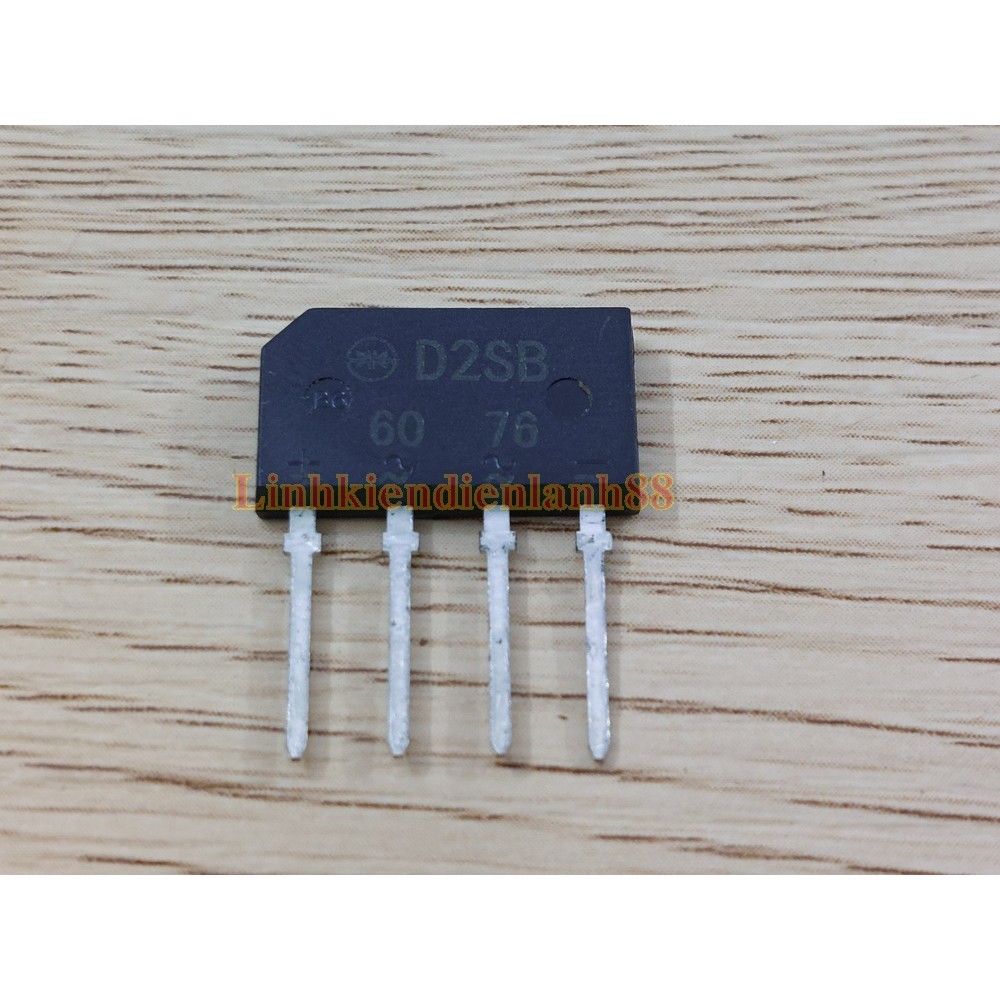 สะพานไดโอด D2SBA60 Dip-4 1.5A 600V ใหม่เอี่ยม ของแท้!