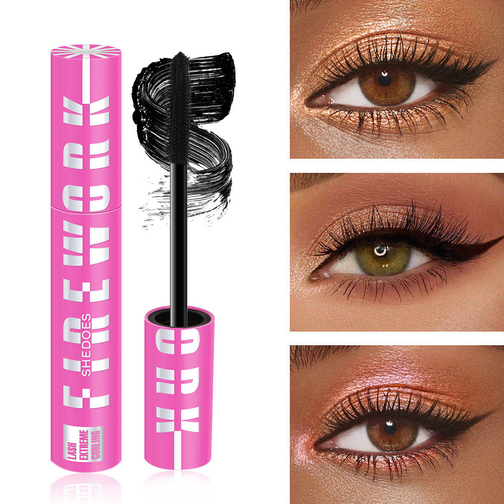 SHEDOES สามมิติ Big Eye กันน้ํา Easy-to-Remove แต่งหน้า Curling มาสคาร่าหนา 25.12.7