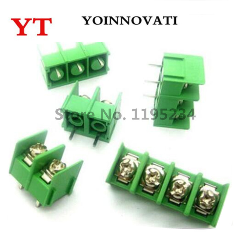 10pcs KF7.62 KF7.62-2P KF7.62-3P KF7.62-4P 7.62 มม.Pitch Screw Terminal Block Connector