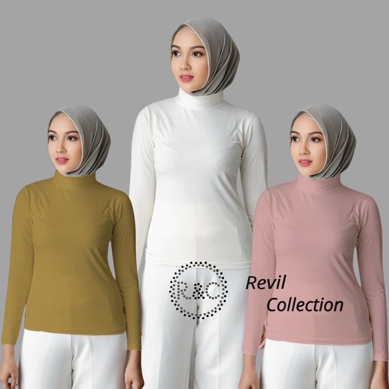 WOMENS CUFF / HIJAB CUFF / PREMIUM SPANDEX เสื้อยืด CUFF / UNDERWEAR / PREMIUM CUFF