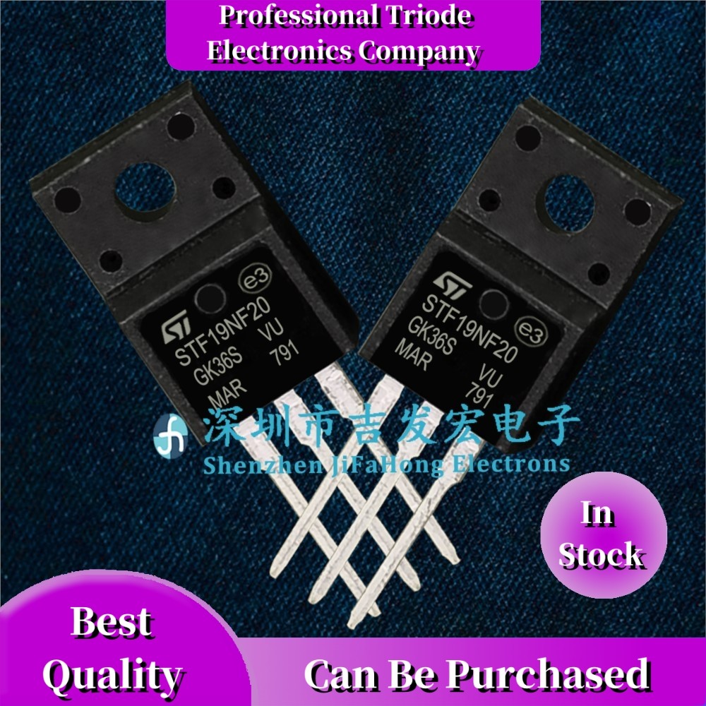 10 ชิ้น/ล็อต F19NF20 STF19NF20 TO-220F MOS 200V 19AHOT