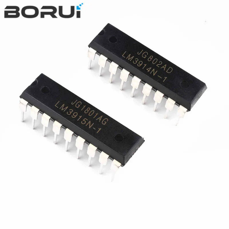 5 ชิ้น/ล็อต LM3914 DIP18 DIP LM3914N-1 DIP-18 LM3914N LM3915 LM3915N-1 LM3916N-1 LM3916N LM3916N LM3