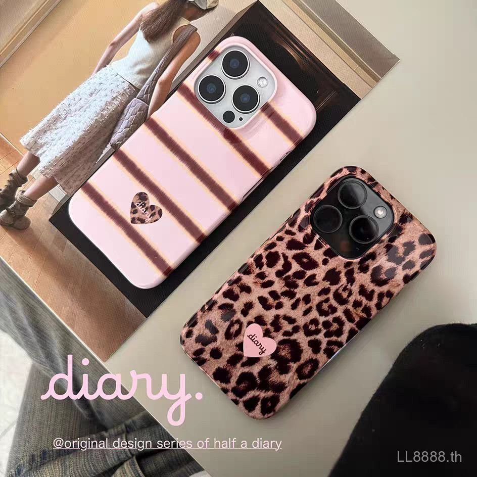 เคสโทรศัพท์ เหมาะสําหรับ iPhone 7 8 X XS XR XSMAX 11 12 13 14 15 16 17 Pro max Plus Air Leopard Prin