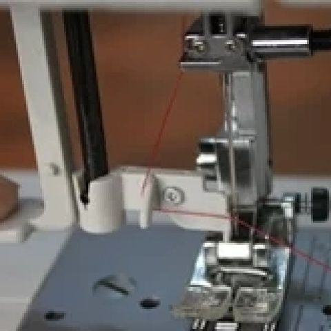 อุปกรณ์ร้อยเข็มในตัวสำหรับจักรเย็บผ้า Janome (ตะขอเส้นด้าย)