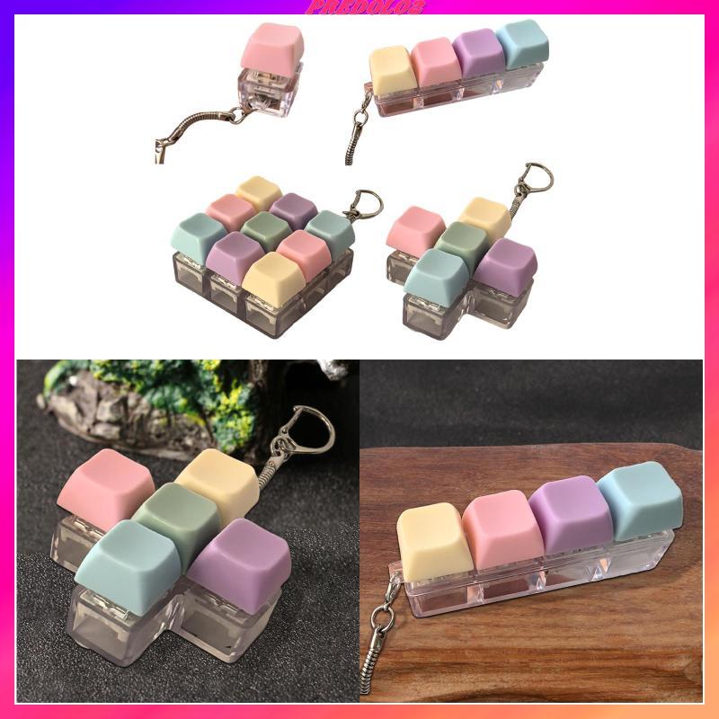 [Predolo2] Fidget Keyboard Sensory Toy, Creative, for Office, Home, Relaxing Toy, Mechanical Keyboar