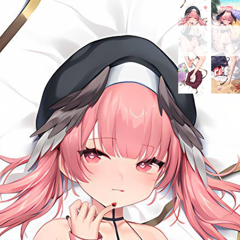 Blue Archive: หมอนแถบยาว Shimoe Koharu มันที่ถอดออกได้และล้างทําความสะอาดได้รายการบ้านรูปแบบใหม่และโ