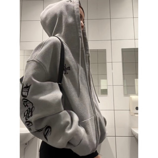 TAYCEN เสื้อฮู้ดผู้หญิง เสื้อแขนยาว สไตล์เกาหลี โอเวอร์ไซซ์