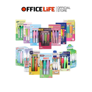 Elfen (เอลเฟ่น) ปากกาลบคำผิด ลิควิด รวมรุ่น ลายน่ารัก 2 - 4 ml. ( 12 ด้าม / กล่อง )