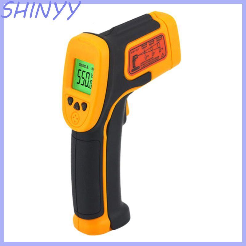 SHI LCD Digital IR อินฟราเรดเครื่องวัดอุณหภูมิแบบไม่สัมผัส AS530 550