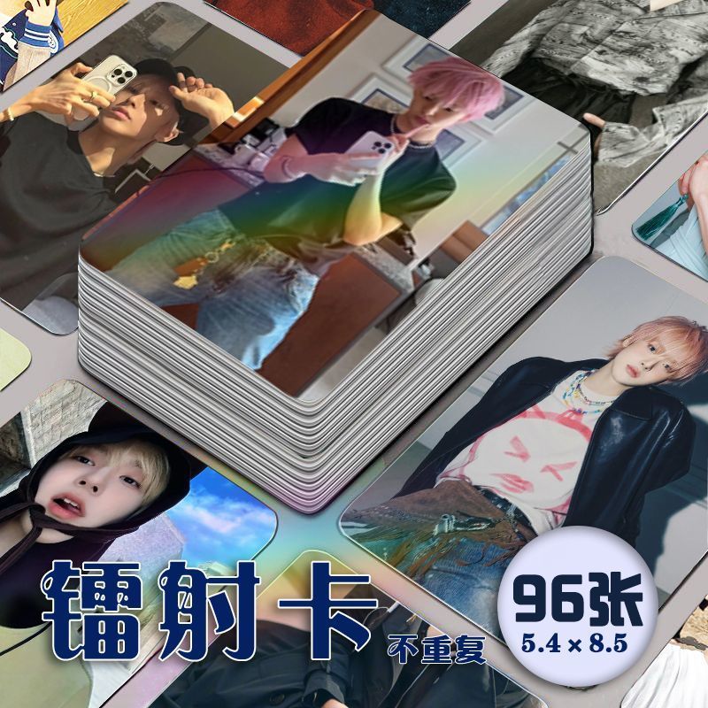 สินค้าใหม่ HYUNJUN HYUNJUN Laser Photocard 96 ชิ้นครบชุด SMTR25 รวมอัลบั้ม lomo Card 10 ซม. ในเหตุกา