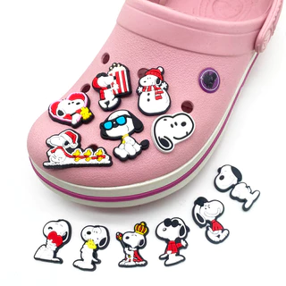 12 ชิ้น/เซ็ตรองเท้า Charm MEIDJ ตัวติดรองเท้า Pvc ตัวการ์ตูน สำหรับตกแต่ง MEIDJ Diy รองเท้าหัวโต ติดง่าย น่ารัก