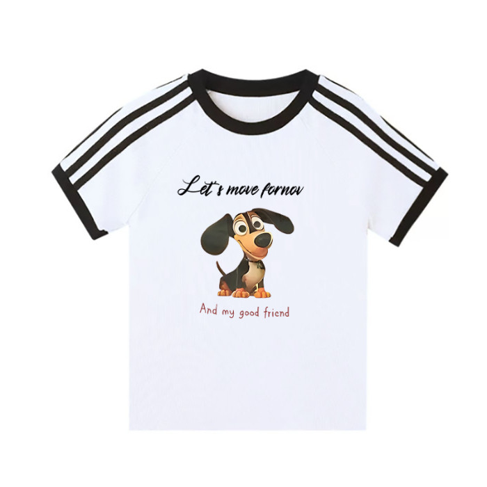 CODM456, ฤดูร้อนด้านหน้าไหล่รอบคอแขนสั้นเสื้อยืด 2025 ผู้หญิงสไตล์ใหม่ Slim-Fit Slimmer ดูแฟชั่น All