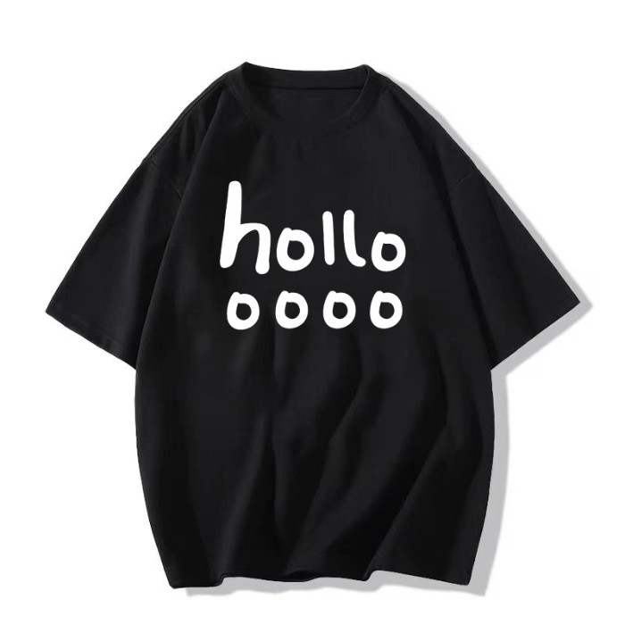 COD [เส้นด้ายคู่ 250g แน่น 220g] เสื้อยืดแขนสั้นผู้หญิง 2025 สไตล์ใหม่ฤดูร้อนออกแบบ Niche เสื้อผ้าหล