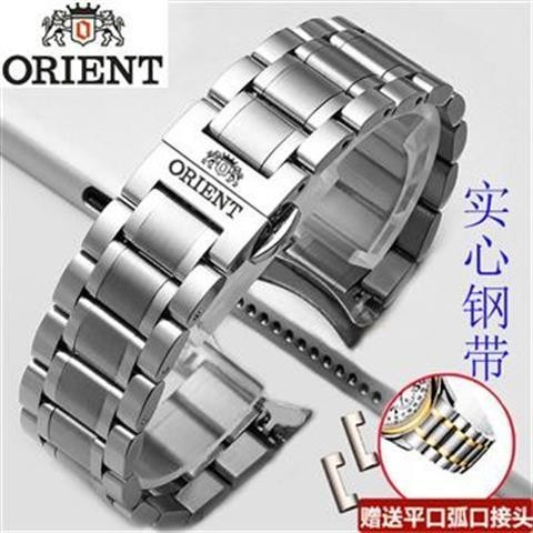 Orient Orient Double Lion นาฬิกาสายเหล็กชายอัตโนมัตินาฬิกากันน้ําเหงื่อทางเลือก Double Lion สาย orie