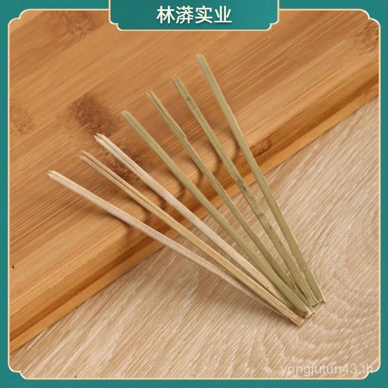 Bifucated Sticks Pine Leaf เข็มผลไม้ส้อมผลไม้ทิ้ง Sticks ไม้ไผ่ Sticks บาร์บีคิว Sticks Lin Yan ส้อม