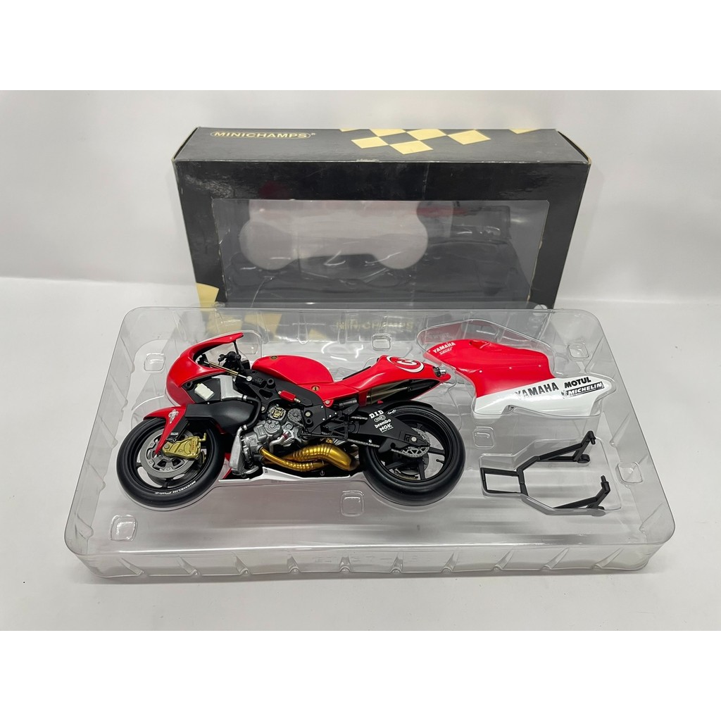 Minichamps 1/12 Mini Cut Yamaha YZR 500 แพ็คเกจเดิมยี่ห้อรูปลักษณ์ใหม่ซื้อเสมอในกล่องไม่มีเล่นไม่มีต