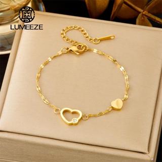 เพิ่ม ประณีตสร้อยข้อมือโซ่ขนาดเล็กสําหรับผู้หญิงสาวสีทองสแตน…