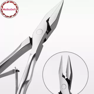 MeikoDeft 1 ชิ้นตรงเล็บเท้ากรรไกรตัดเล็บตัดหนาคุดเล็บเท้า Rhinestone Remover อัญมณีเครื่องมือ TH