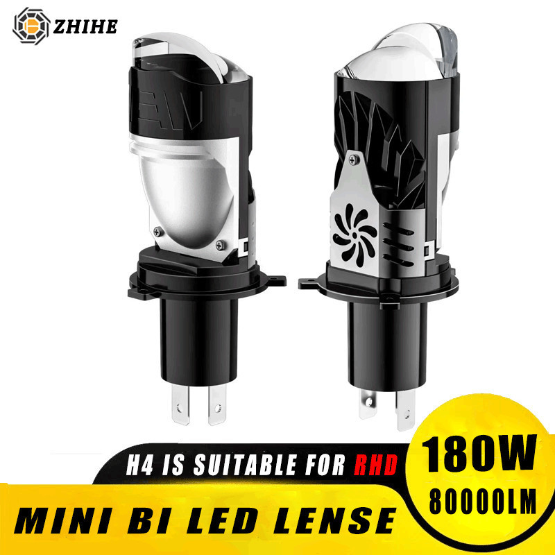 H4 เลนส์หลอดไฟ LED H4 Led Canbus รถ H4 LED ไฟหน้า H4 Mini โปรเจคเตอร์ LED สําหรับไฟหน้ารถจักรยานยนต์