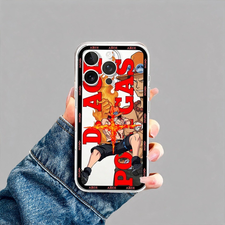 GMN11 - CASING SOFTCASE BENING LUFFY D.ACE PREMIUM PRO CAMERA COMPATIBLE สําหรับ REALME 15 15T 15X 1