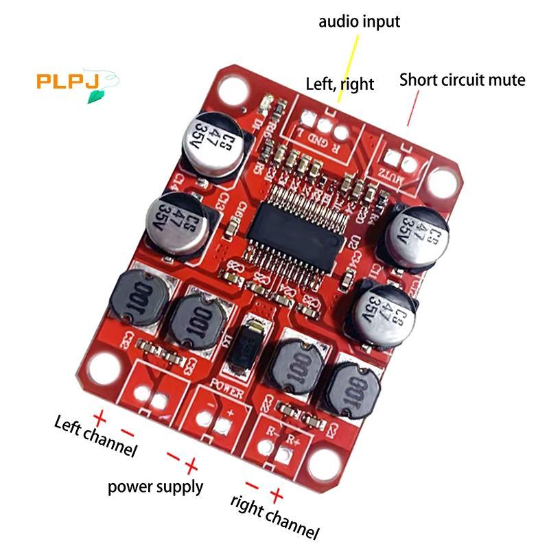 PLPJ DC 12V TPA3110 TPA3110D2 ดิจิตอลเครื่องขยายเสียงโมดูล 2x15W Dual Channel สเตอริโอ DIY เครื่องขยายเสียงลําโพง Electronics Design PCB ใหม่
