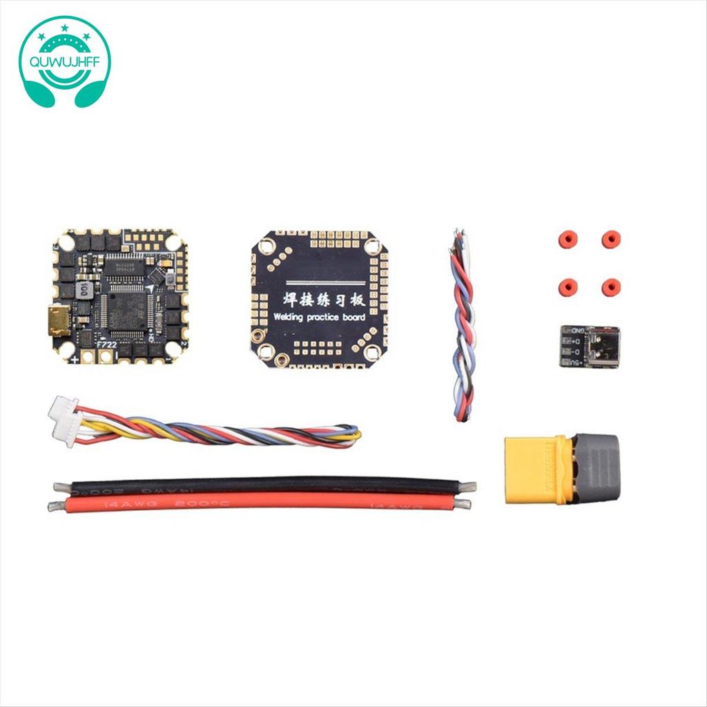 (quwujhff)GHF722AIO-HD 40A AIO Baro OSD F722 Flight Controller BLHELIS 40A 4in1 ESC 2-6S สําหรับ FPV