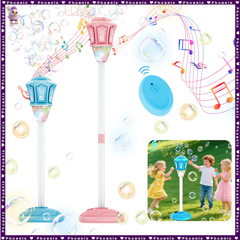 เครื่องฟองสบู่โคมไฟถนน,เครื่องเป่าฟองพร้อมแสงและดนตรี,ของเล่นโรแมนติกกลางแจ้งแบบพกพาสําหรับงานแต่งงาน,ปาร์ตี้และสวน