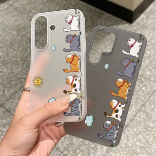 เคสโทรศัพท์ for Samsung A56 A55 A07 A35 A05S A16 A57 A54 A15 A36 A17 S24 S25 S26 Ultra A34 A53 A26 A27 A37 น้ำค้างแข็ง