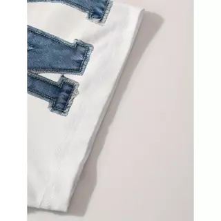 TeeTwoOne เสื้อยืด oversize cotton100% เสื้อแฟชั่น คอกลม แขนสั้น พิมพ์ลาย 'NYC Cowboy' สไตล์ลำลอง ใส่สบาย S-3XL【COD】