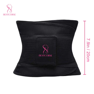 【BESTCORSE】เข็มขัดกระชับเอว Neoprene สำหรับผู้หญิง สีชมพู เข็มขัดรัดเอวออกกำลังกายสำหรับผู้หญิง เข็มขัดกระชับสัดส่วน เข็มขัดรัดเอวลดไขมันหน้าท้อง ลดน้ำหนัก แผ่นรัดหน้าท้อง สายรัดเอว ที่รัดเอว ที่รัดหน้าท้อง แผ่นรัดเอว แผ่นรัดหน้าท้องเอว s สเตย์รัดหน้าท้อง