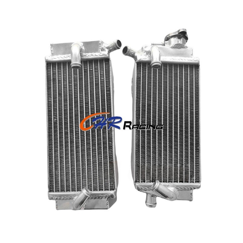หม้อน้ําอลูมิเนียม LH&RH สําหรับ 2005 Honda CR 450 R CR450R