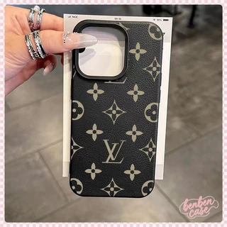 เคสไอโฟน11 ที่ทันสมัยแบรนด์สีทองตก แต่งรูปแบบดูเดิล เคส IPhone 17 11 15 12 13 16 14 Pro Max 17Pro 7Plus XS Max 8 7 Plus