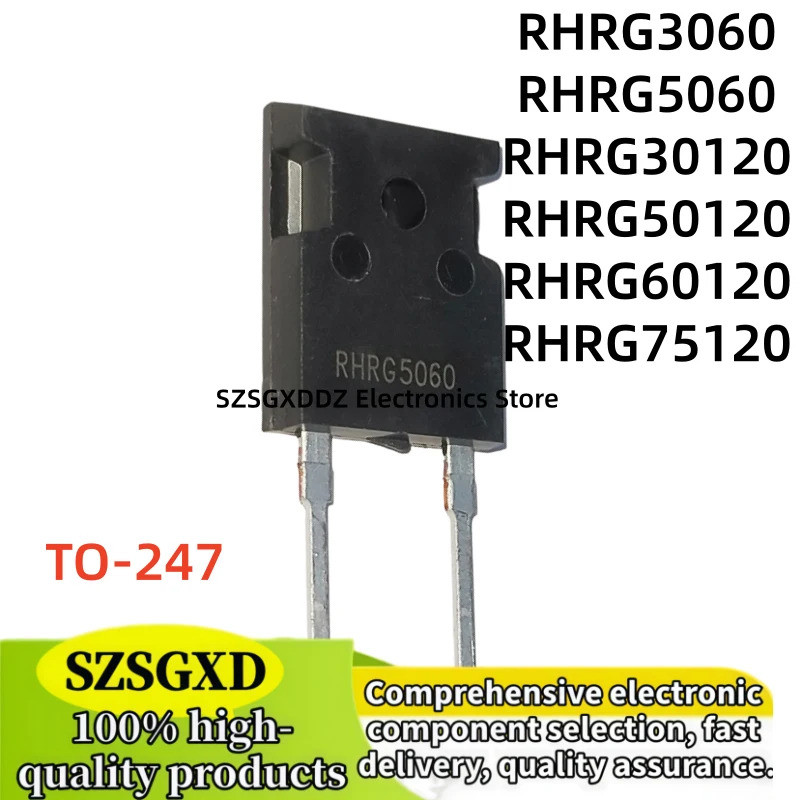 5PCS RHRG3060 RHRG5060 RHRG30120 RHRG50120 RHRG60120 RHRG75120 3060 5060 30120 60120 75120 TO-247 Fi