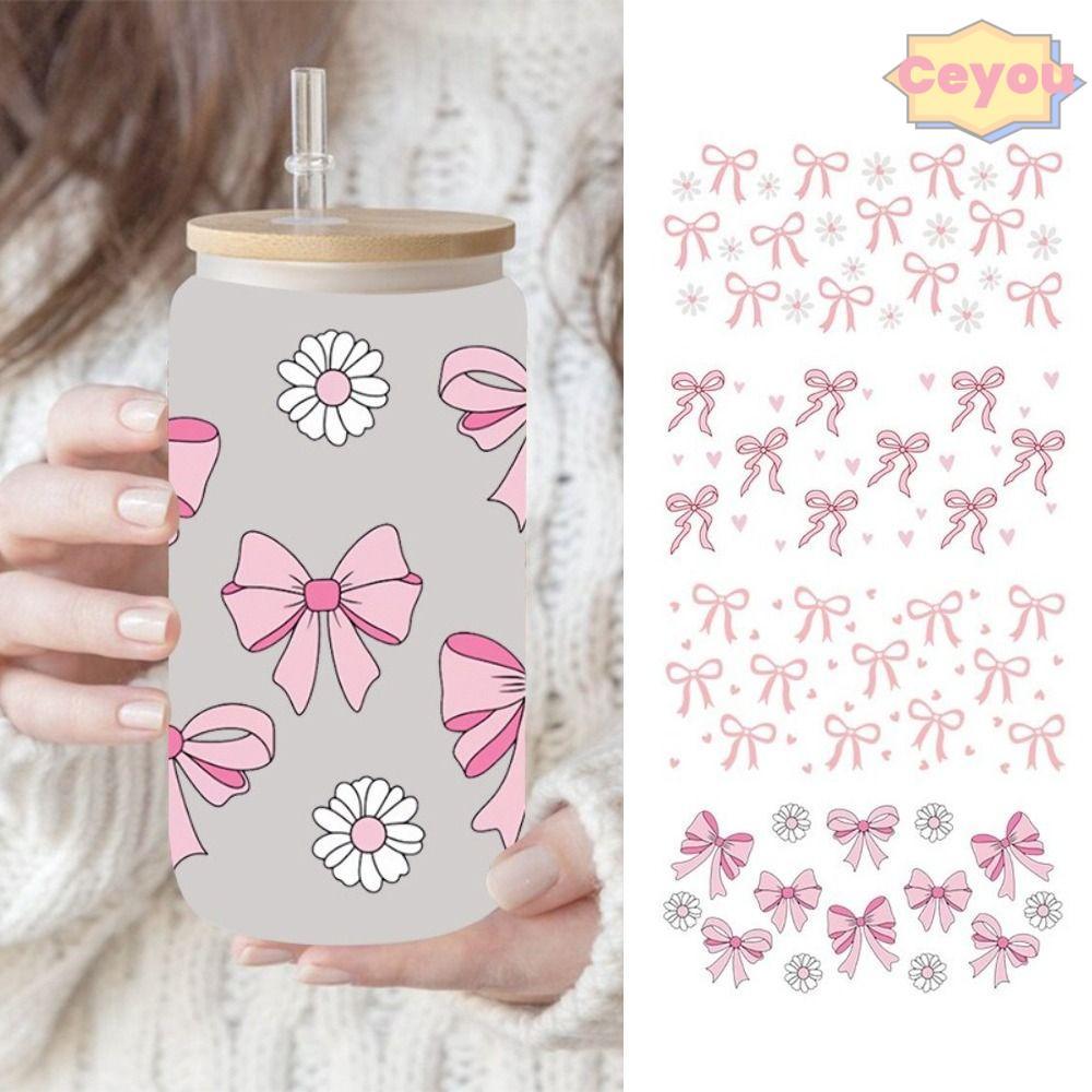 COYOU Wrap Stickers, Smooth UV DTF Transfer Sticker, Diy กันน้ําขวดน้ําสติกเกอร์สําหรับถ้วยแก้ว 16Oz