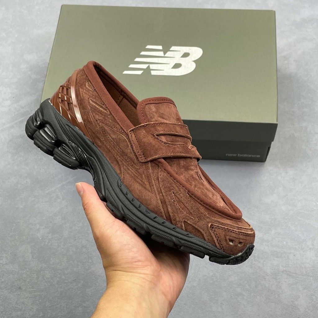 NB1906L รองเท้าโลฟเฟอร์กีฬาเพิ่มความสูงหนา Soled ผู้ชาย