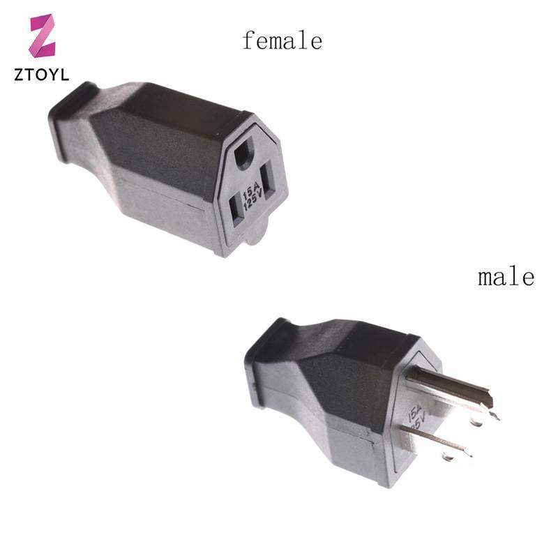 [ZTO-t] AC 125V 15A ขั้วต่อสายไฟ 3 พินตัวแปลงปลั๊ก US ประสิทธิภาพสูง
0
0
0
0
0