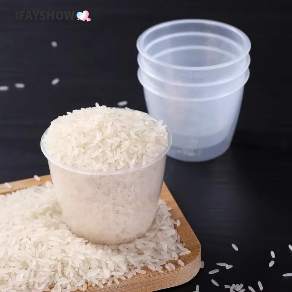 IFAYSHOW ถ้วยตวงข้าว, พร้อมเหยือกตวงขนาด, Mini 100/160ml พลาสติก Digital Kitchen Scale อุปกรณ์อบขนม