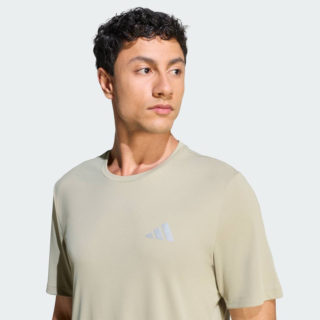 adidas تيشيرت جري رجالي adi365 — بني — صورة 7
