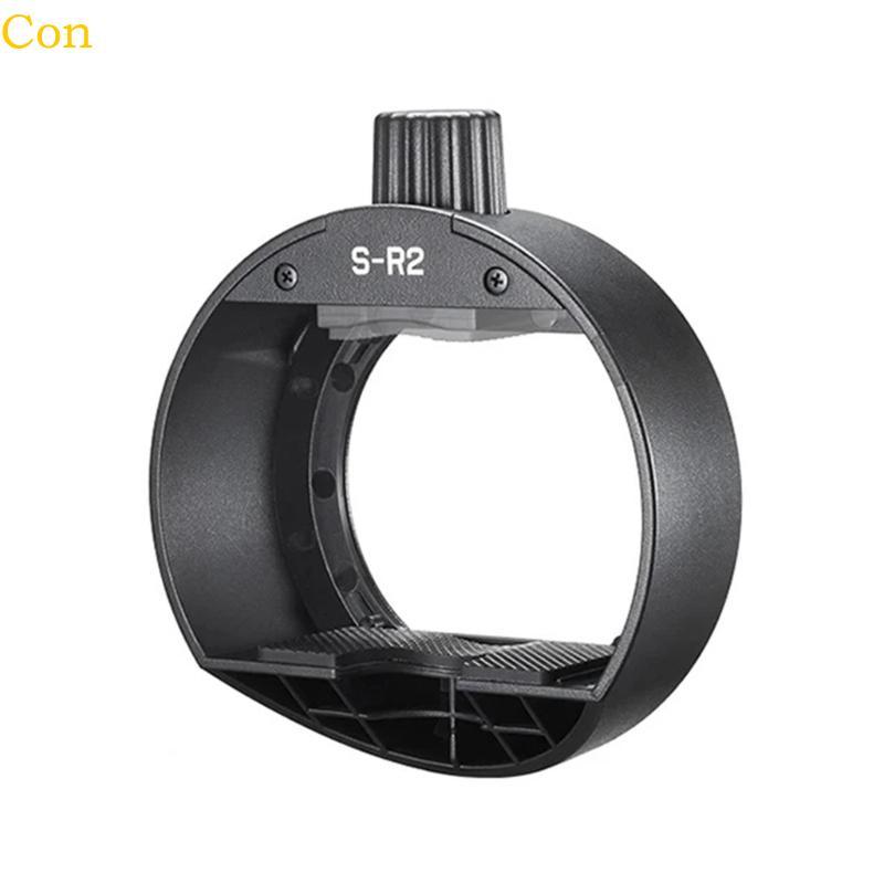 Con S-R2 หัวกลมแฟลชอะแดปเตอร์แหวนสําหรับ V850III TT685III AD200 V860III TT600 TT520III การถ่ายภาพ Ac