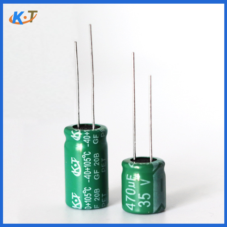 Plug-In High Temperature Solid Capacitor 35v470uf ชิป Electrolytic Capacitor 470uf35v Electrolytic C