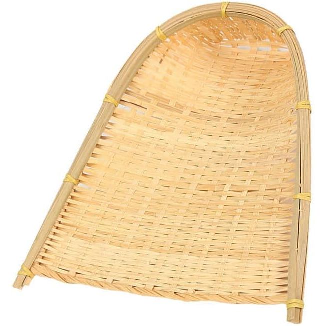 COHEALI ไม้ไผ่ทอผ้าที่ตักขยะ 2 ชิ้นไม้ไผ่ที่ตักขยะจีน Mini DIY Art ภาพวาด, 12DW1H8S46A6KU09WC, 30 * 