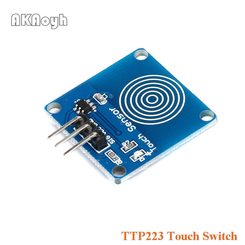 5pcs TTP223 TTP223B Jog เซ็นเซอร์สัมผัสดิจิตอล capacitive touch สวิทช์โมดูลอุปกรณ์เสริม