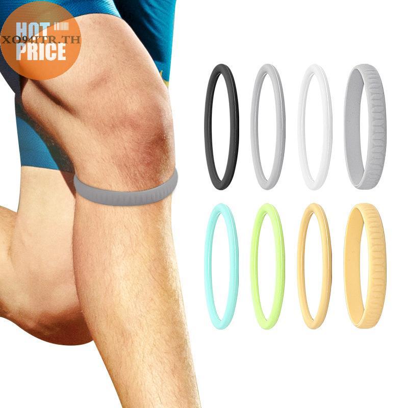 XOITR ซิลิโคน Patella สายรัดเข่ารั้ง บรรเทาอาการปวดเข่า บาง Stabilizer สําหรับบาสเกตบอล วิ่ง
