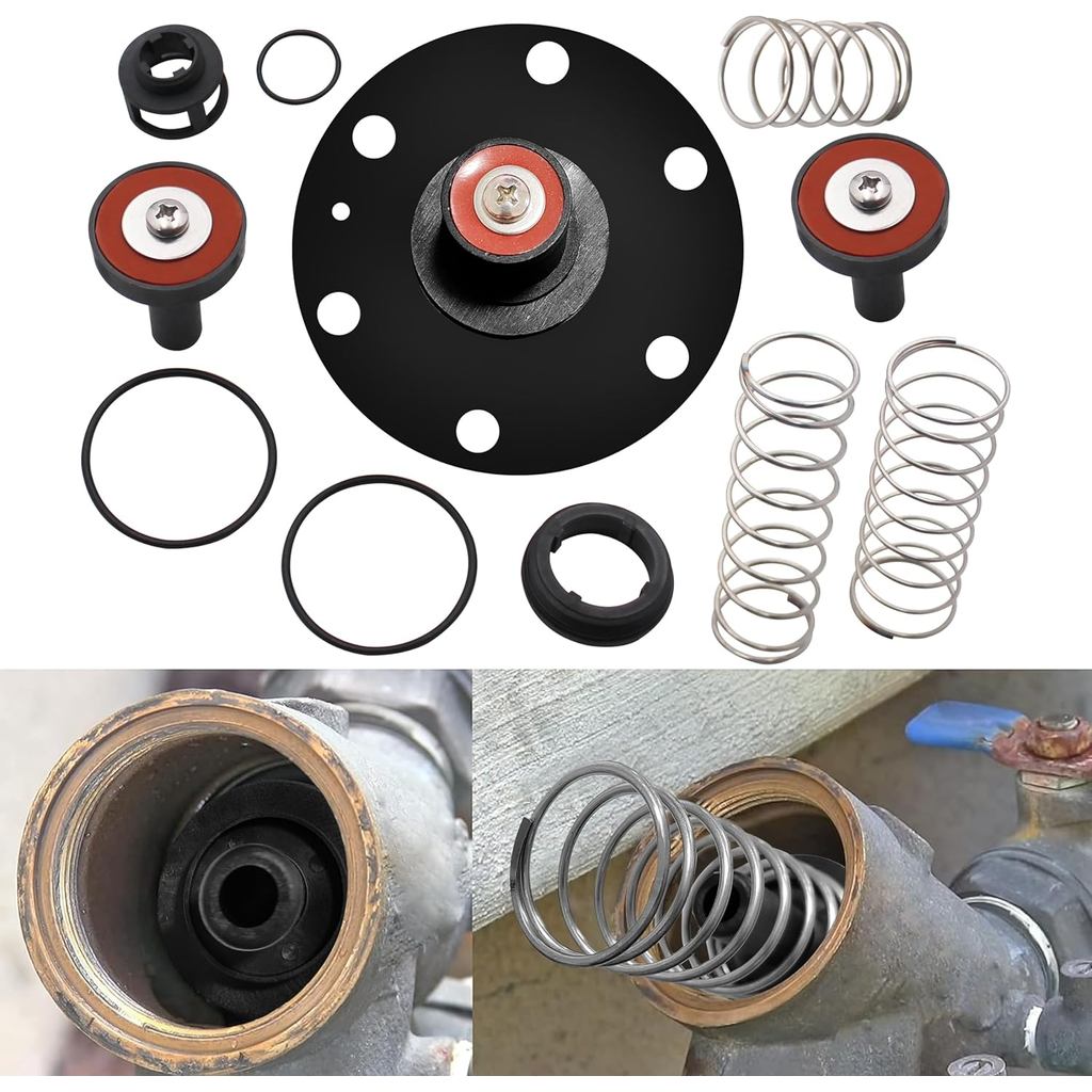 3/4"-1" ชุดซ่อมครบชุดเข้ากันได้กับ Wilkins Backflow Preventer 975XL, 975XL2