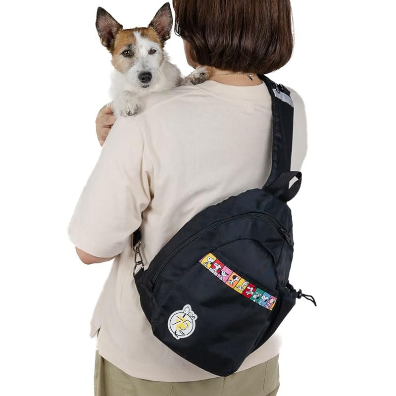 Pet Paradise Snoopy Dog Walking Bag Shoulder Bag Dog Walking Bag Pet Dog [Snoopy 75th Anniversary Wa