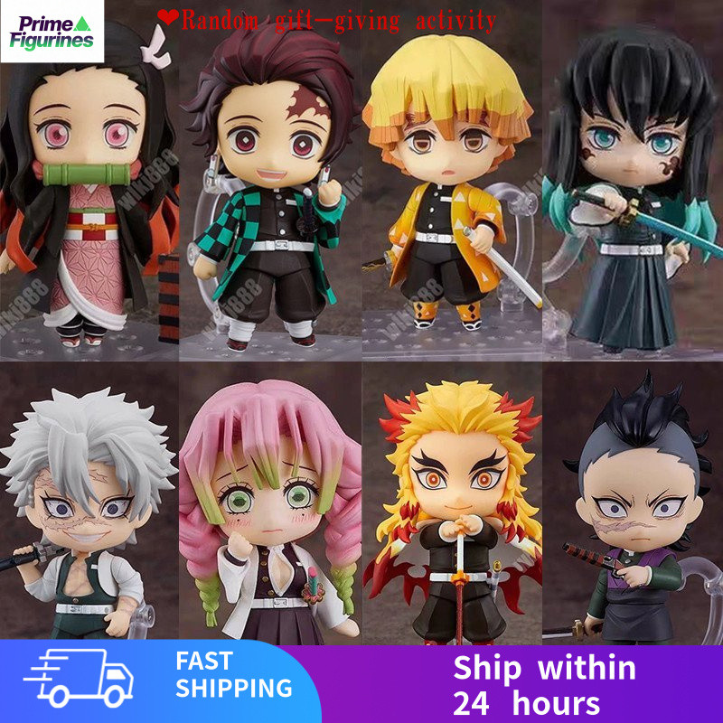 จัดส่งฟรี运2025 ใหม่ Action Figure Demon Slayer Kimetsu ไม่มี Yaiba Infinity Castle Nendoroid Tanjiro