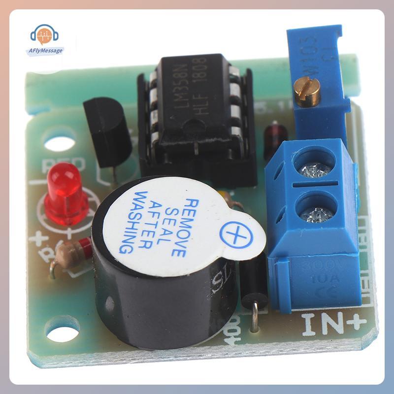 AFl Anti Over Discharge โมดูลป้องกันแรงดันต่ํา Audible Alarm Buzzer 9V 12V TH