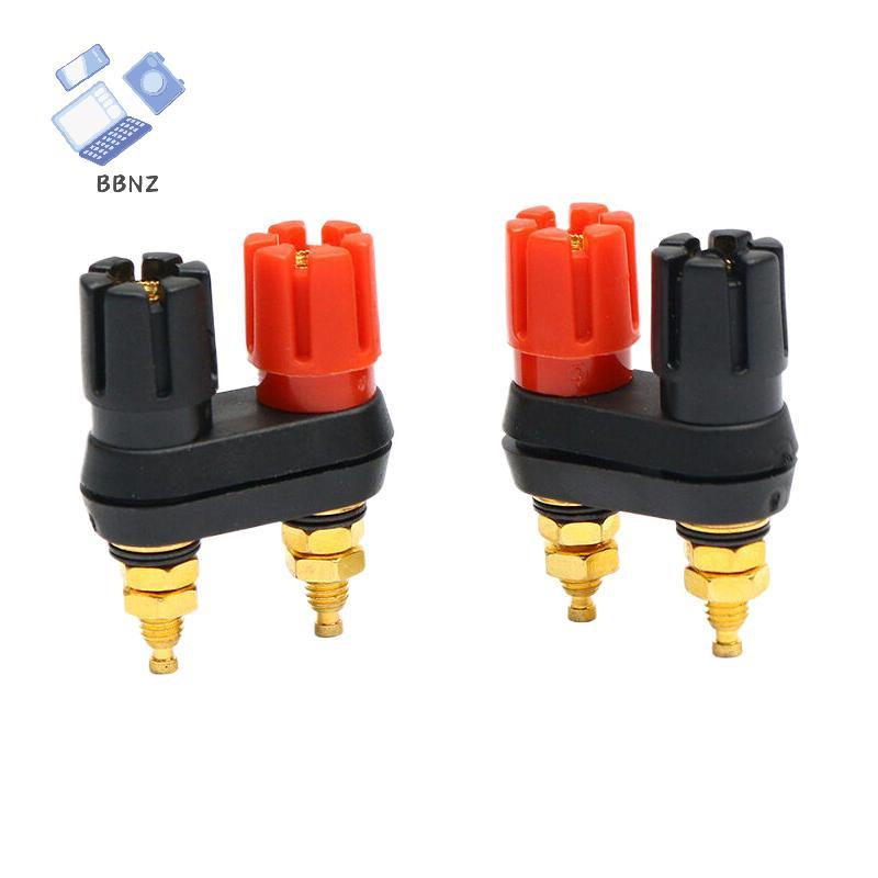 [BBNZ] ลําโพง Banana Plug Terminal Connector Banana Socket Dual Female Banana Plug สําหรับลําโพงเครื